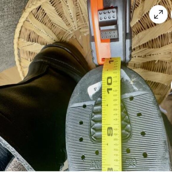 Double H Womens Black Leather Laces Buckle Combat Logger Boots Size 9 USA Made - Picture 7 of 7